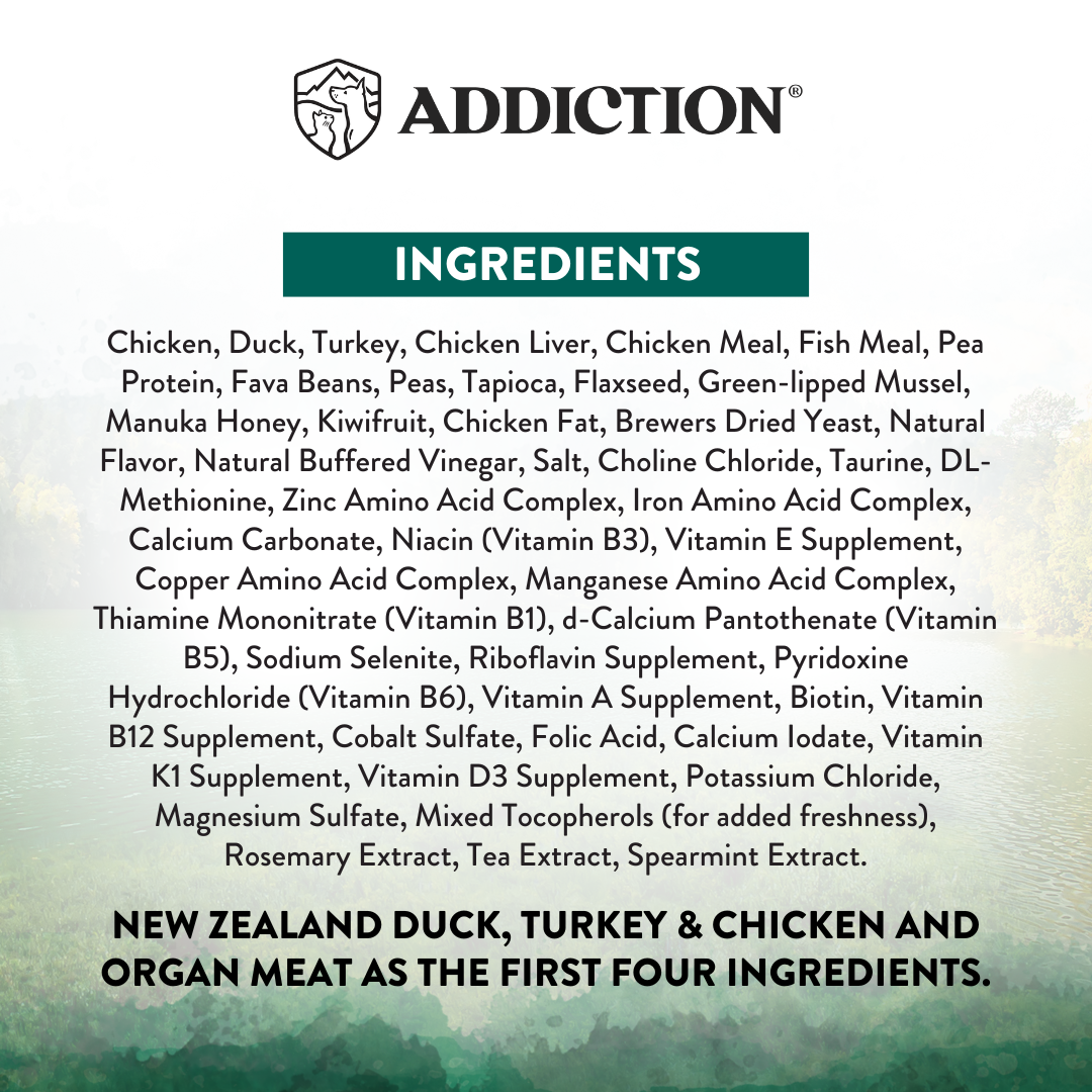 SALE 10% OFF Addiction Wild Islands Island Birds New Zealand Duck Turkey and Chicken Dry Cat Food 1.8kg