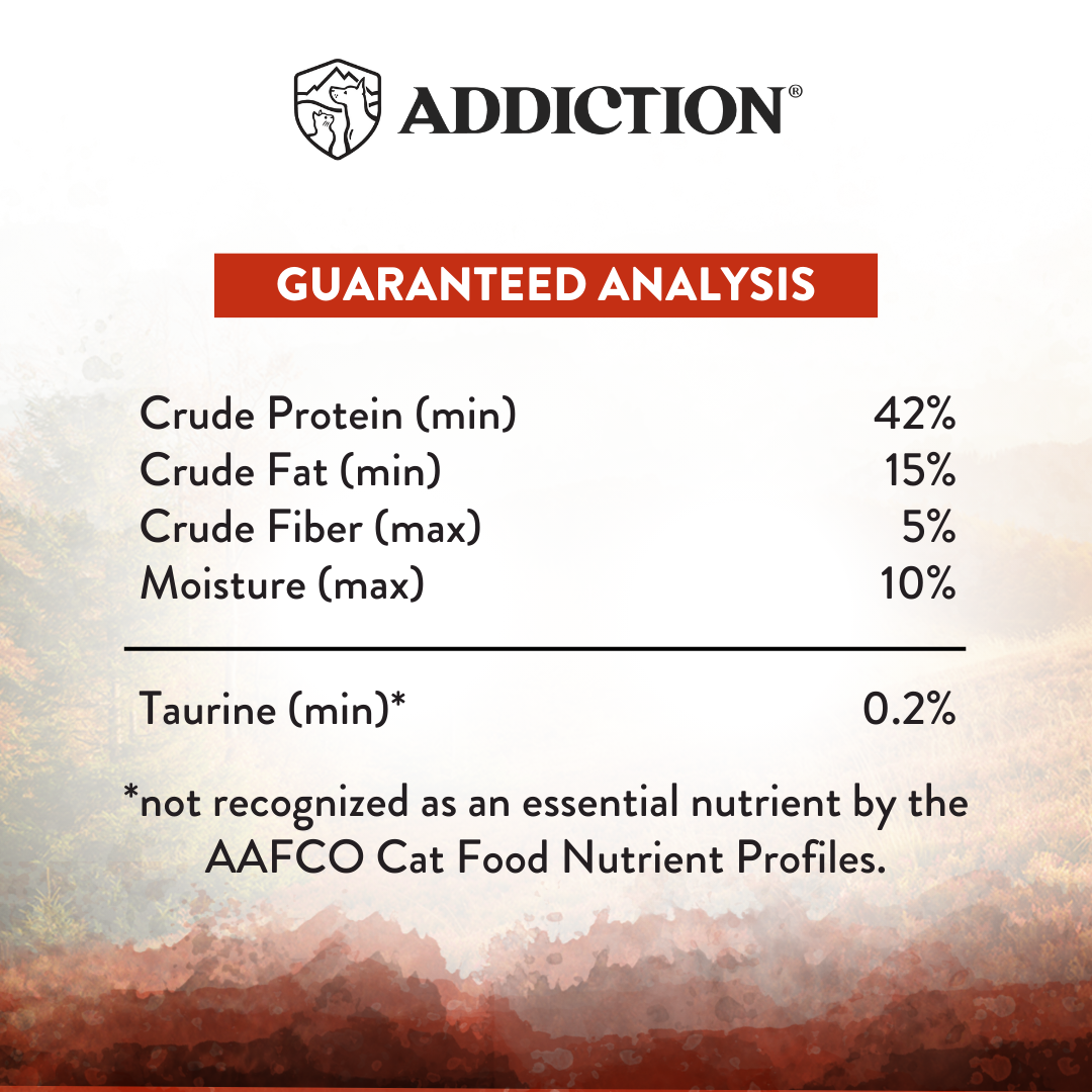SALE 10% OFF Addiction Wild Islands Forest Meats New Zealand Venison High Protein Dry Cat Food 1.8kg
