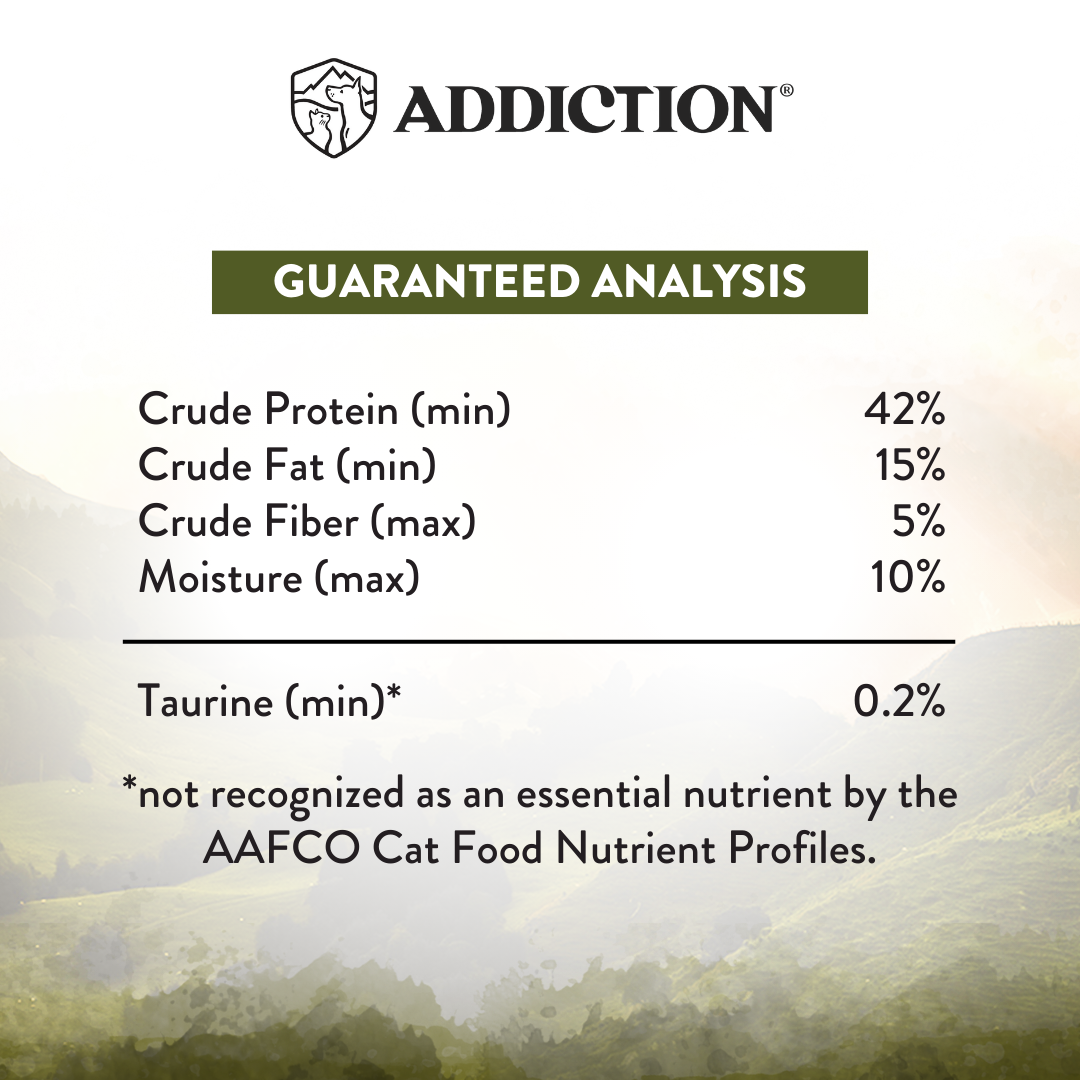 SALE 10% OFF Addiction Wild Islands Highlands Meats New Zealand High Protein Lamb and Beef Dry Cat Food 1.8kg