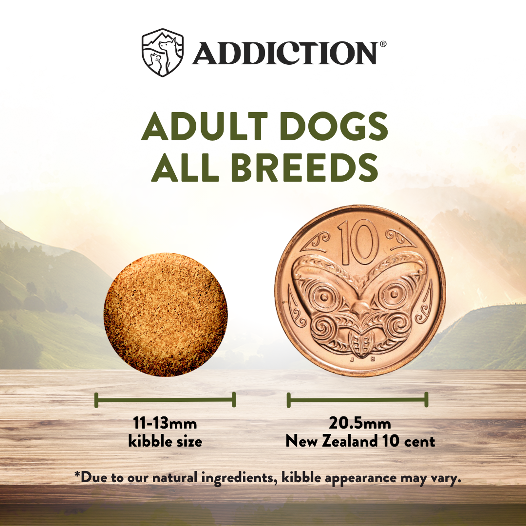SALE 10% OFF -- Addiction Wild Islands Highland Meats High Protein New Zealand Beef and Lamb Dry Dog Food
