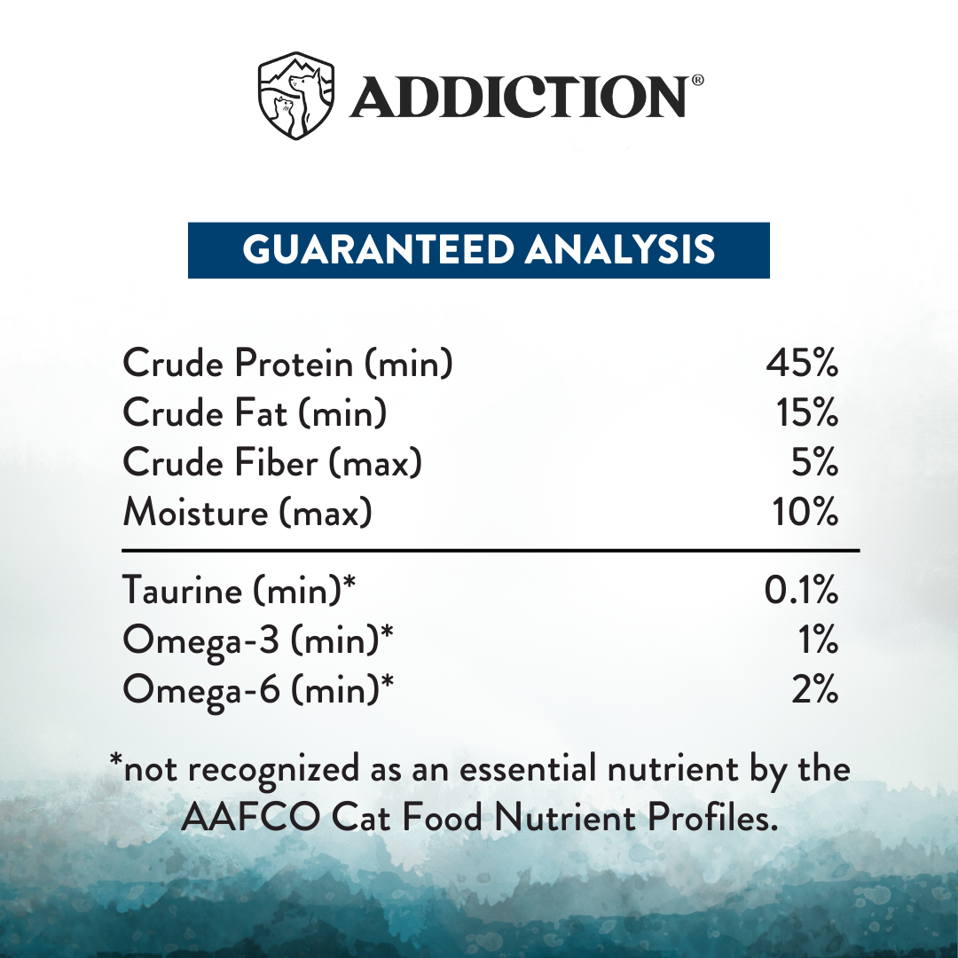 SALE 10% OFF Addiction Wild Islands Pacific Catch New Zealand Salmon Mackerel and Hoki Dry Cat Food
