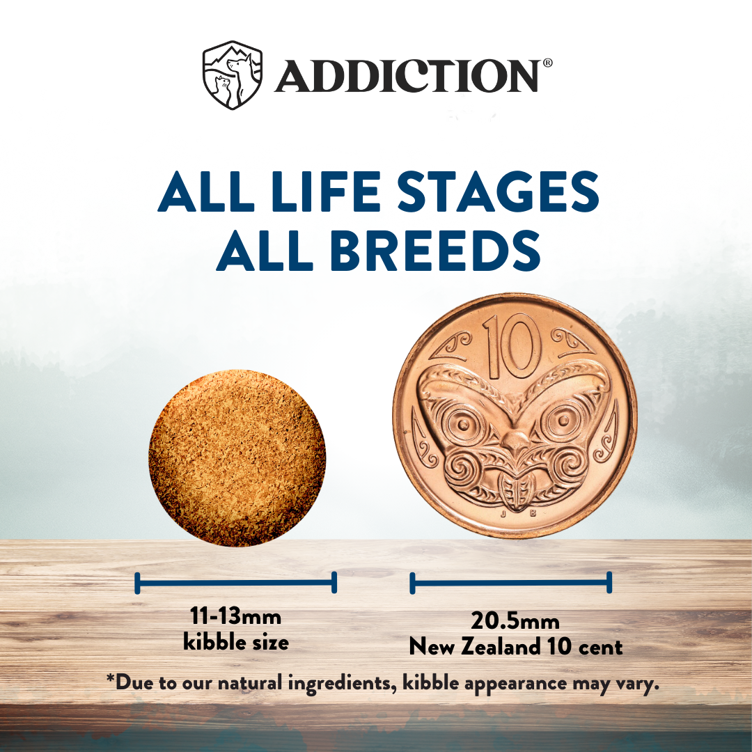 SALE -- 10% 9KG OFF OR 20% OFF 1.8KG -- Addiction Wild Islands Pacific Catch New Zealand Salmon Mackerel & Hoki Dry Dog Food