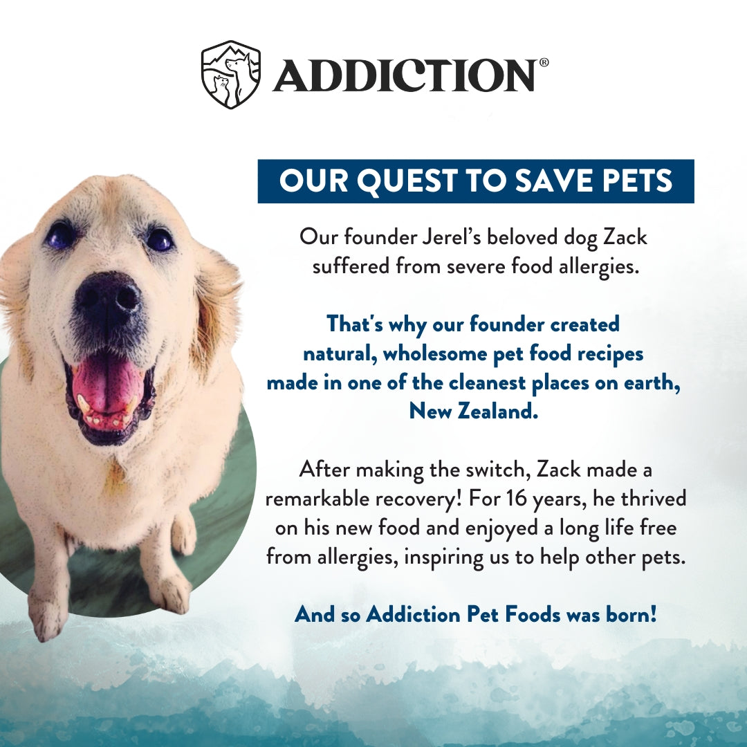 SALE -- 10% 9KG OFF OR 20% OFF 1.8KG -- Addiction Wild Islands Pacific Catch New Zealand Salmon Mackerel & Hoki Dry Dog Food