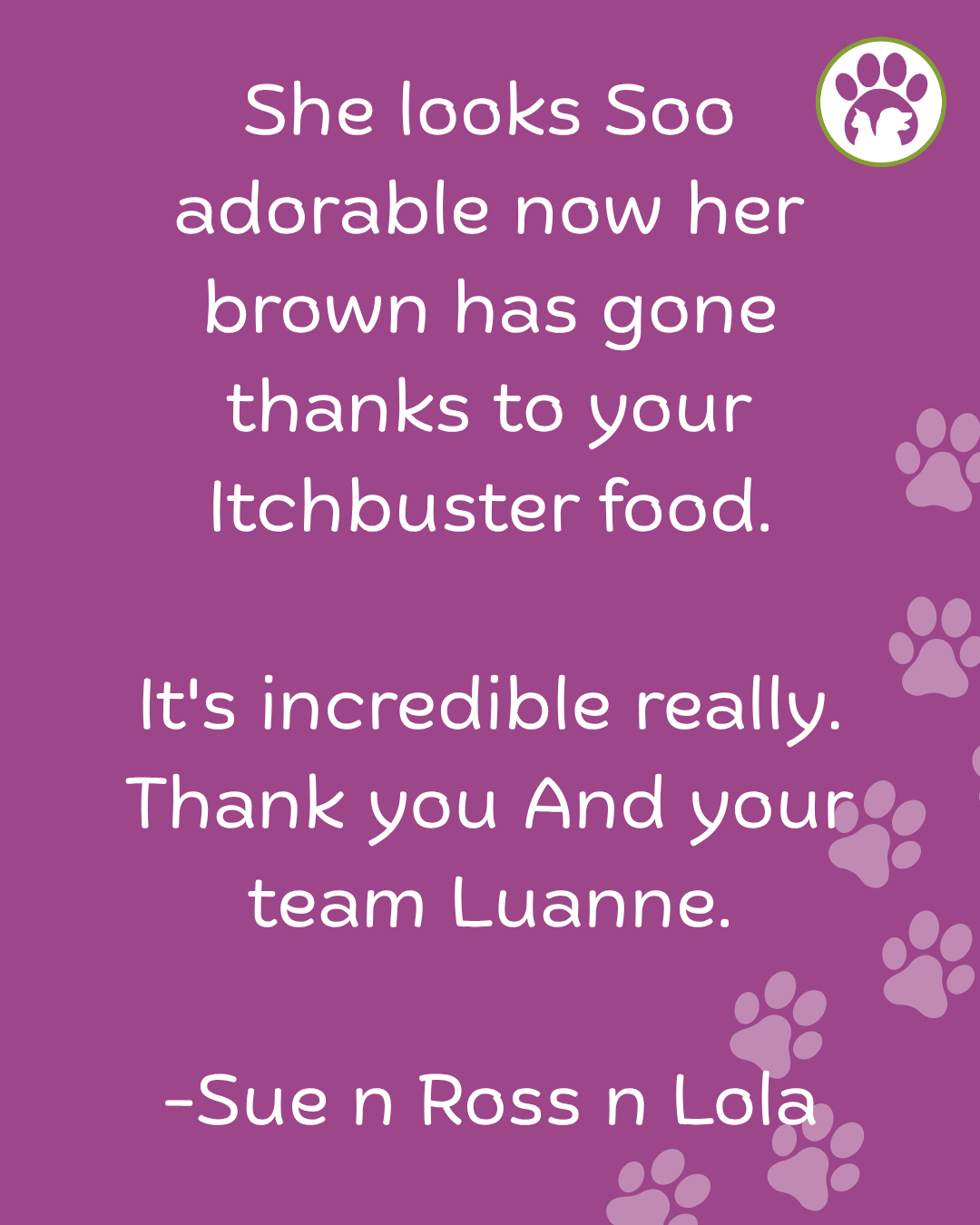 Natura Itch Buster TOP SELLER Hypoallergenic Dog Food