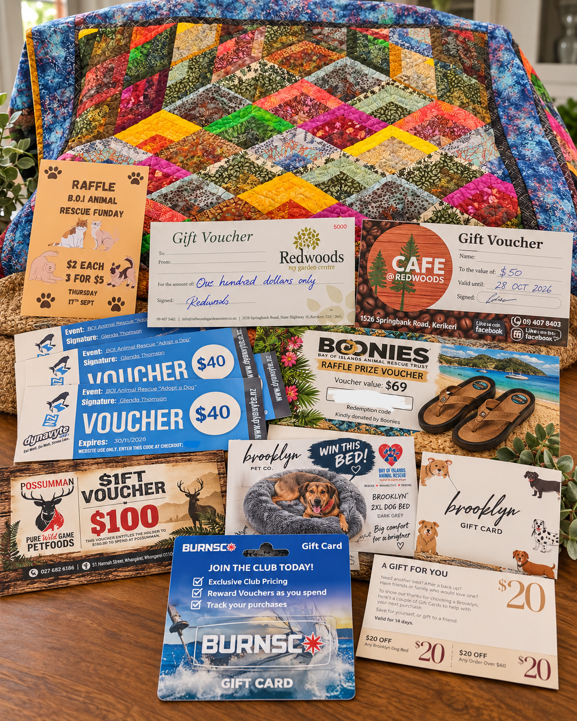 Raffle Ticket - Bay Of Islands Animal Rescue Fun Day Fundraiser