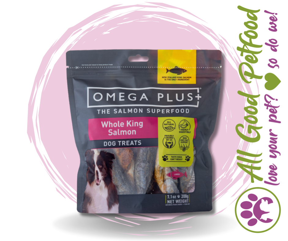 Omega Plus - Whole King Salmon Cat or Dog 200g