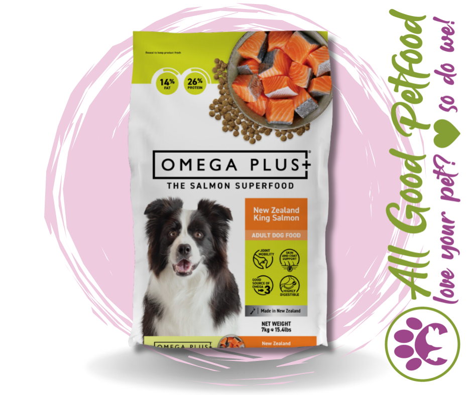 Omega Plus King Salmon Dry Dog Food - 7kg