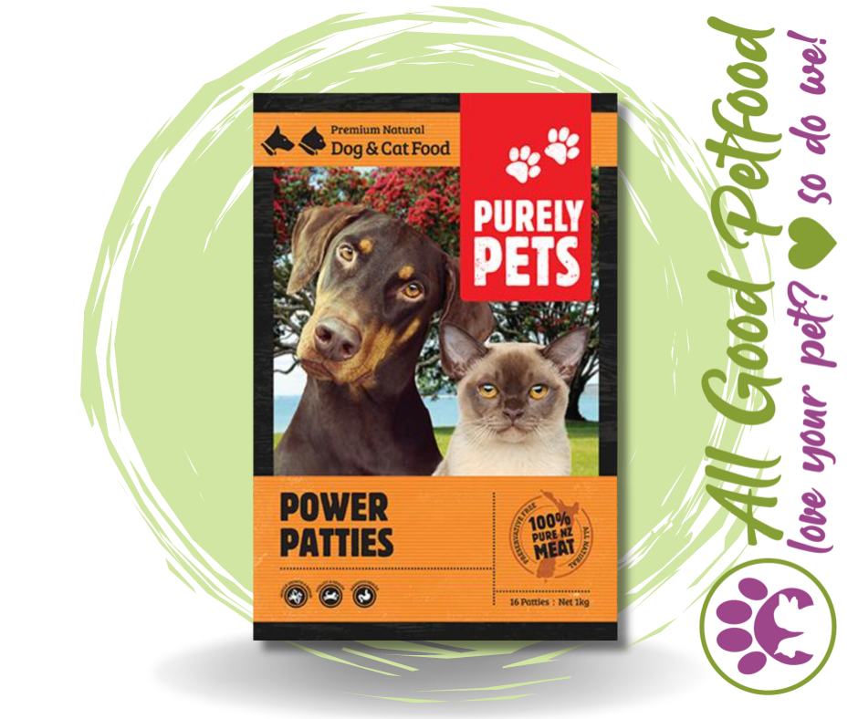 Purely Pets Power Patties 1kg / IN STORE ONLY