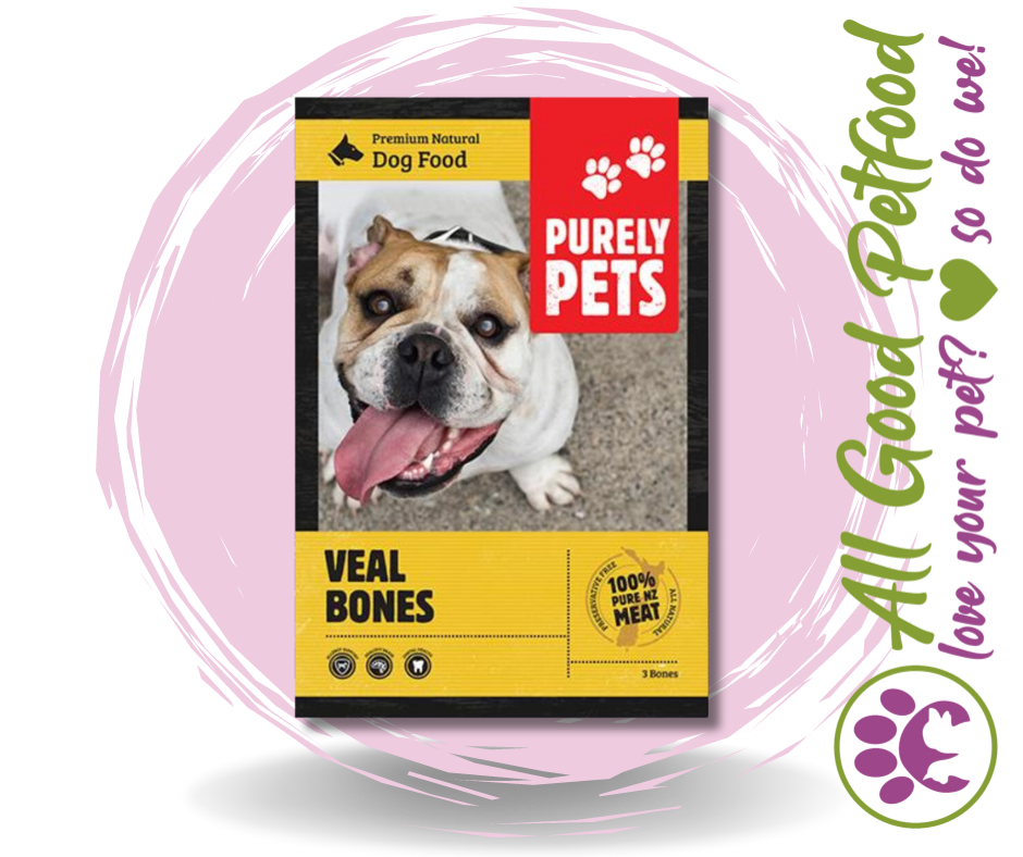 Purely Pets Veal Bones 3KG / IN STORE ONLY