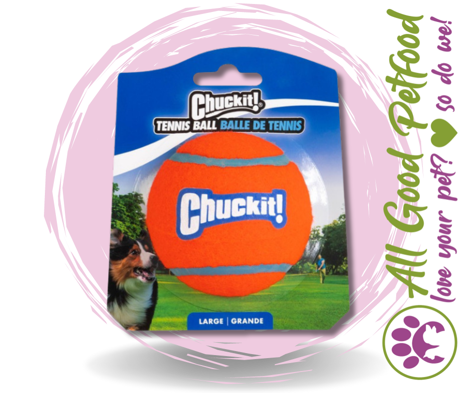 Chuckit Tennis Ball Lge - 1pk