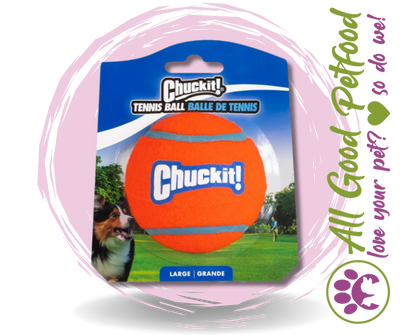Chuckit Tennis Ball Lge - 1pk