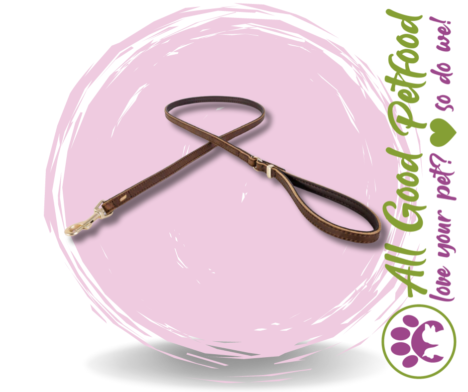 EzyDog Leash Oxford LITE Brown - 120cm