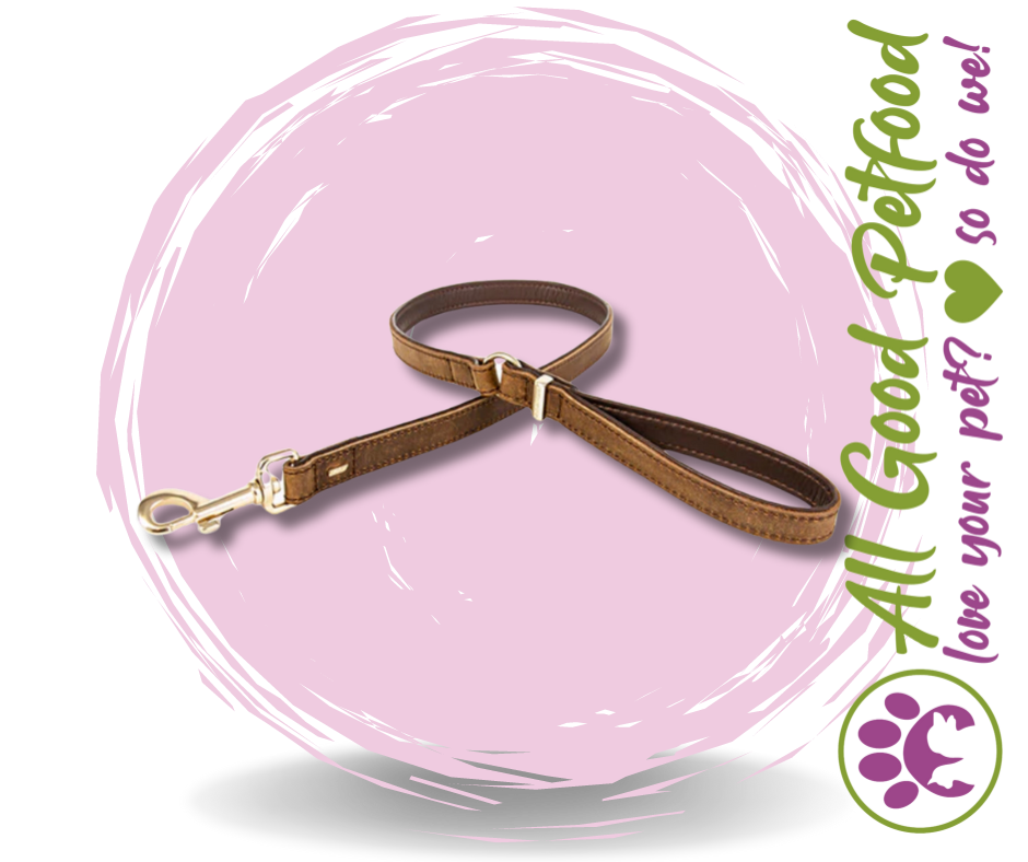 EzyDog Oxford Brown Leash - 100cm