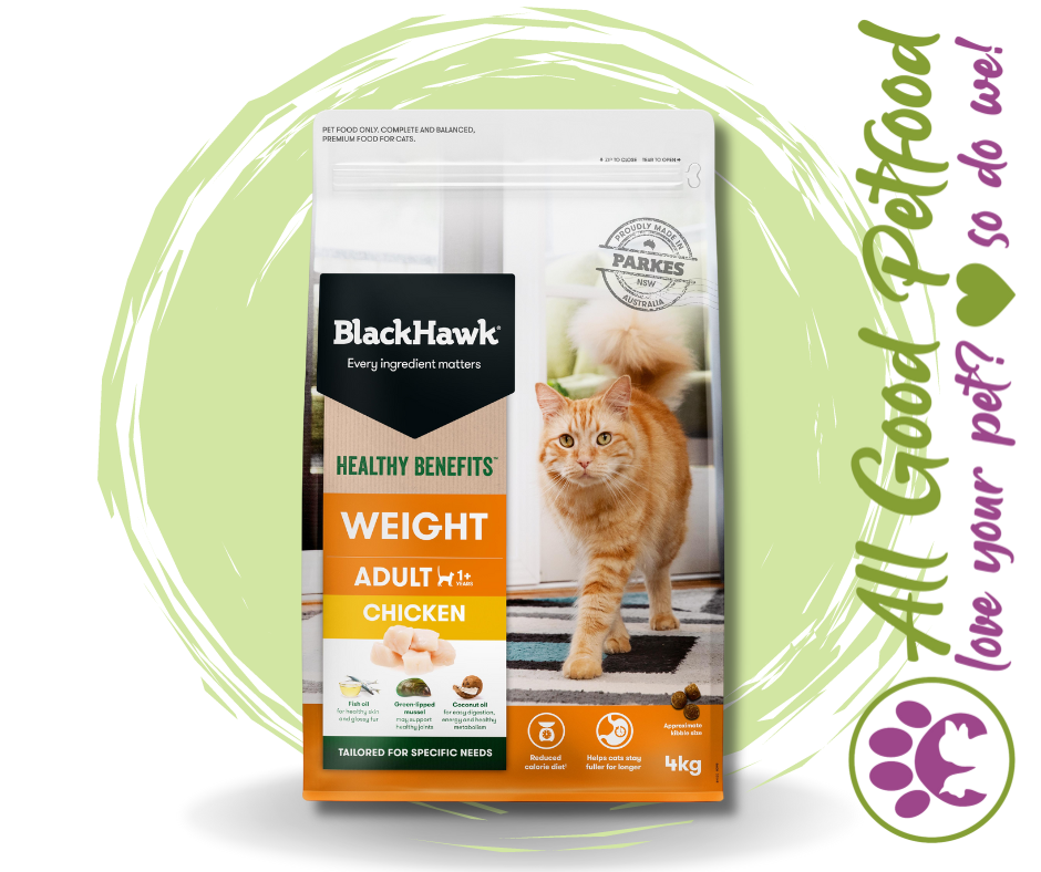 $10 OFF 2KG -- Blackhawk Healthy Benefits Cat Weight Management Chicken