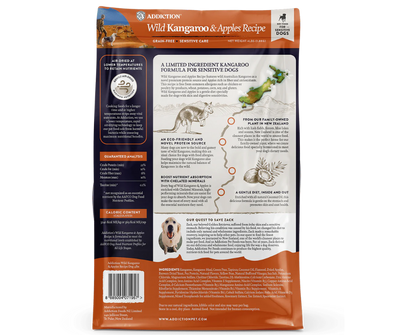 SALE 10% OFF Addiction Wild Kangaroo & Apple Grain Free Sensitive Gut Dry Dog Food