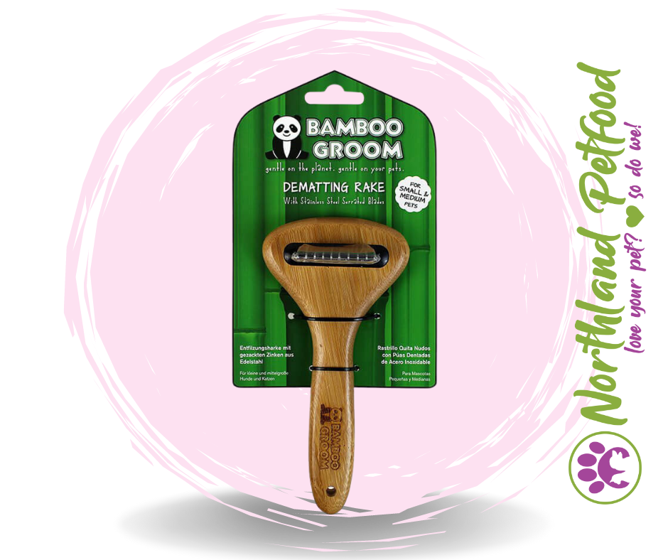 Bamboo Groom Dematting Rake - Small/Medium