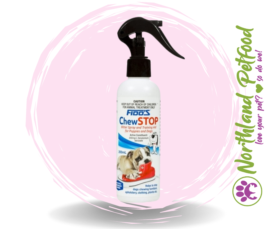 SALE -- 10% OFF -- Fido' s Chew Stop 200ml Bitter spray