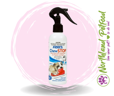 SALE -- 10% OFF -- Fido' s Chew Stop 200ml Bitter spray