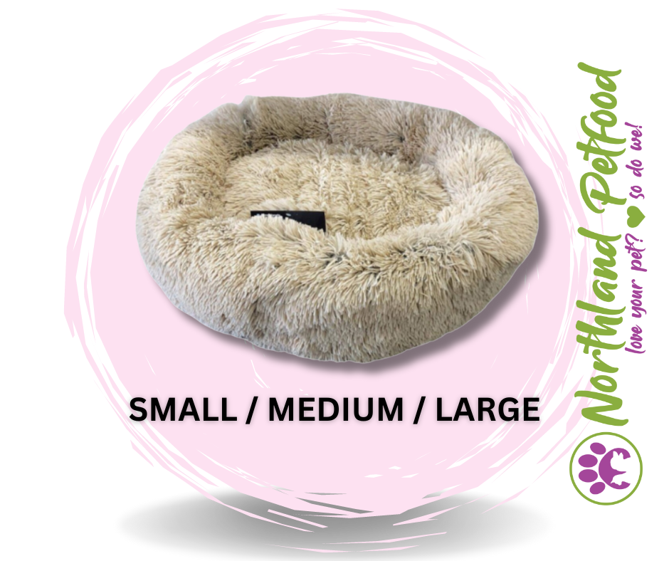 SALE - 10% OFF - Luxurious Calming Pet Bed - Caramel Latte