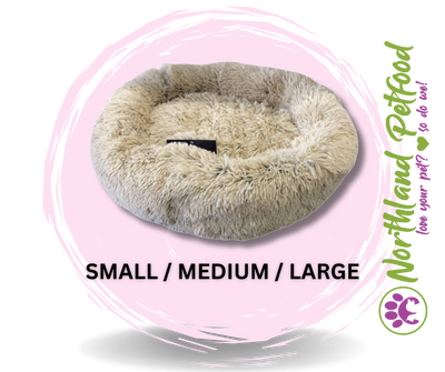 Luxurious Calming Pet Bed - Caramel Latte