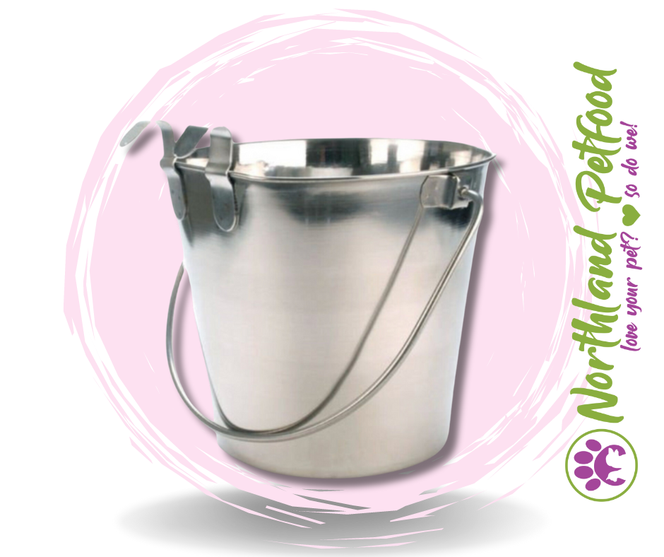 SALE - 35% OFF 3.6L - Pet One Water Pails, Stainless Steel
