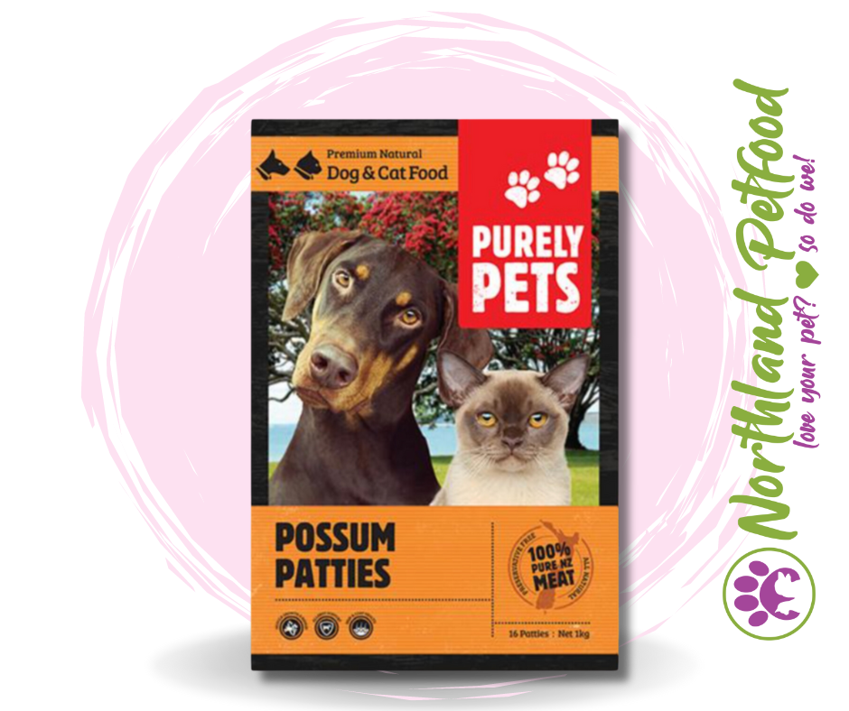 Purely Pets Possum Patties 1kg / IN STORE ONLY