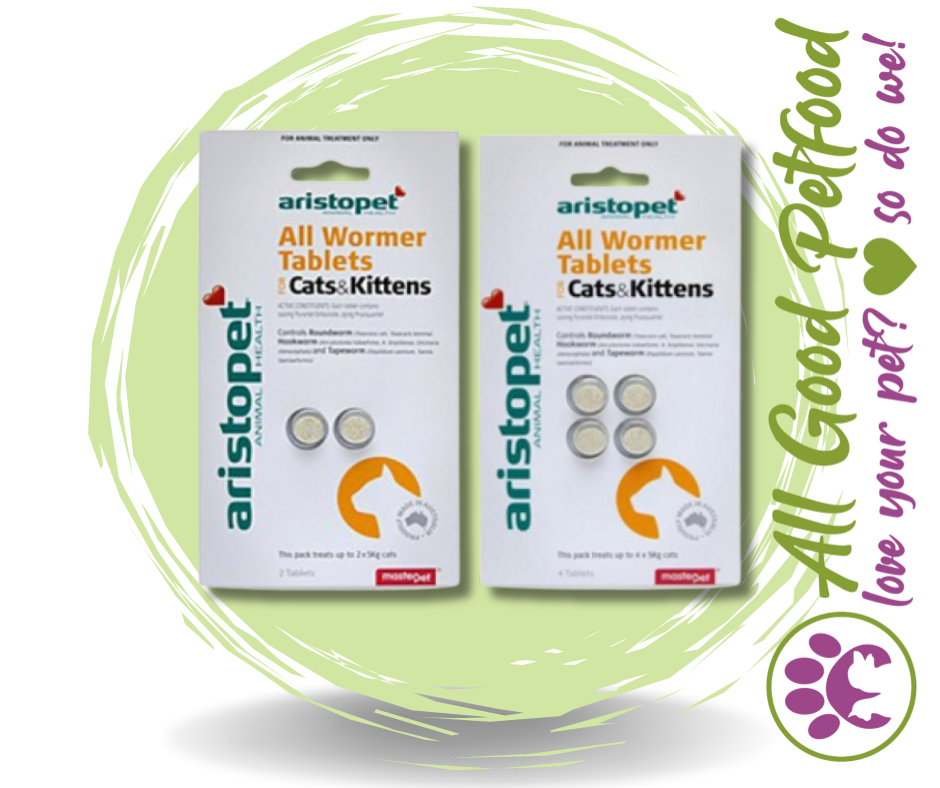 SALE -- 15% OFF -- Aristopet All Wormer Cat/Kitten 2 Pack and 4 Pack