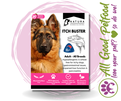 Natura Itch Buster TOP SELLER Hypoallergenic Dog Food