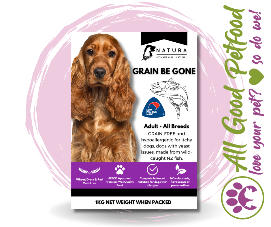 Natura Grain Be Gone TOP SELLER Grain Free Dog Food All Good Petfood