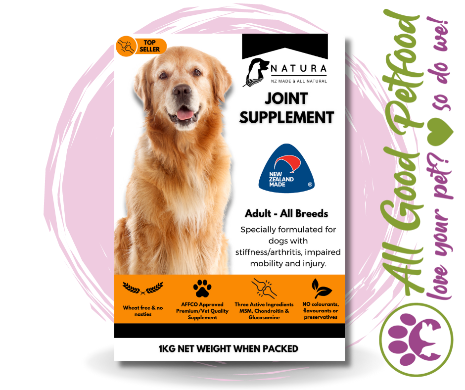 Natura Joint Supplement - MSM Chondroitin and Glucosamine Dog Joint Supplement