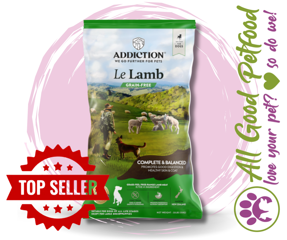 SALE 10% OFF Addiction Le Lamb Digestive Health Grain Free Dry Dog Food