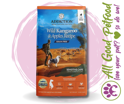 SALE 10% OFF Addiction Wild Kangaroo & Apple Grain Free Sensitive Gut Dry Dog Food
