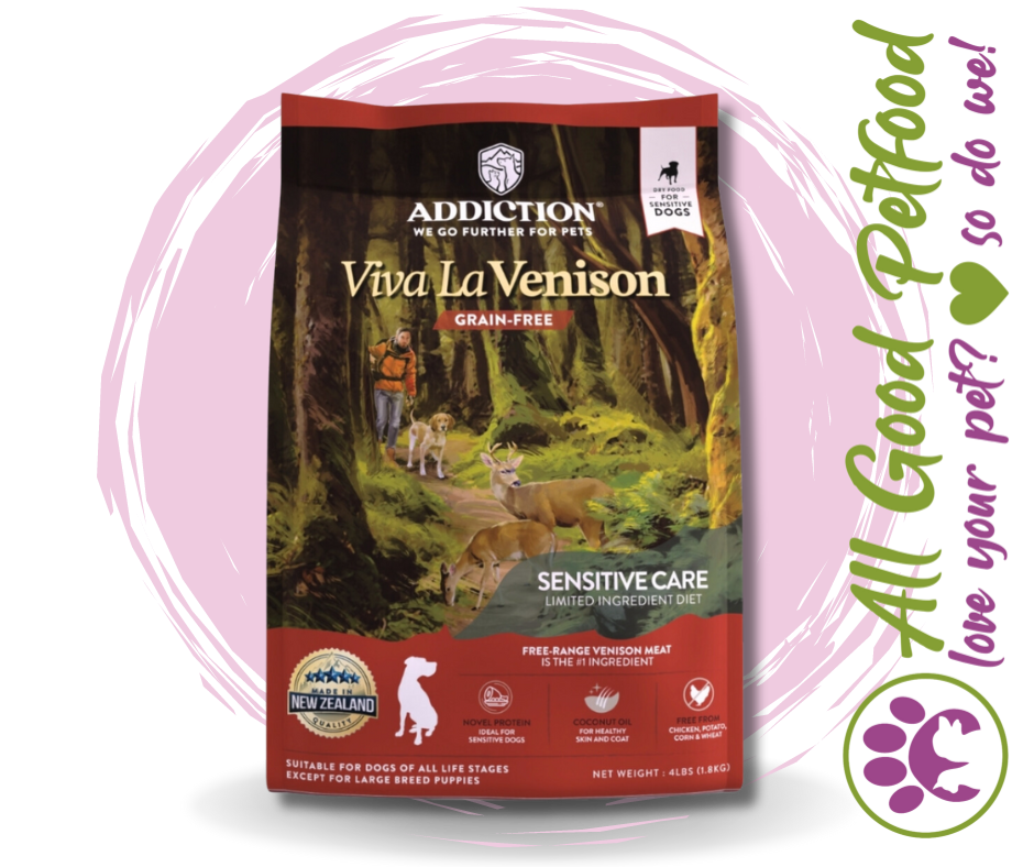 SALE 10% OFF Addiction Viva La Venison Grain Free Dry Dog Food