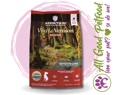 SALE 10% OFF Addiction Viva La Venison Grain Free Dry Dog Food