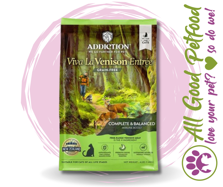 SALE -- 20% OFF Addiction Viva La Venison Grain Free Cat Food