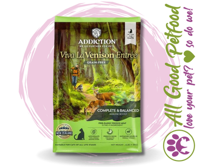 SALE -- 20% OFF Addiction Viva La Venison Grain Free Cat Food