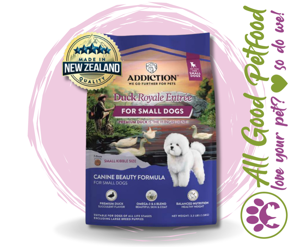 SALE 10% OFF Addiction Grain Free Duck Royale Entree Dry Dog Food for Small Dogs 1.5kg