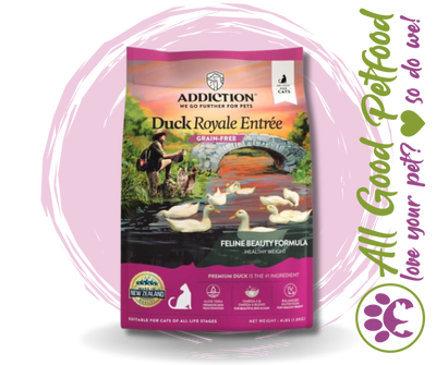 SALE 10% OFF Addiction Duck Royale Grain Free Skin & Coat Care Dry Cat Food 1.8kg