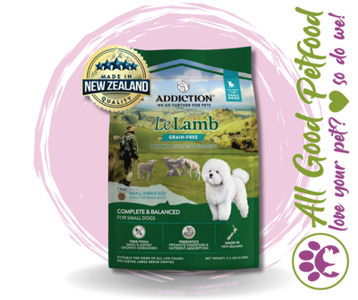 SALE 10% OFF Addiction Le Lamb Grain Free Dry Small Dog Food 1.5kg