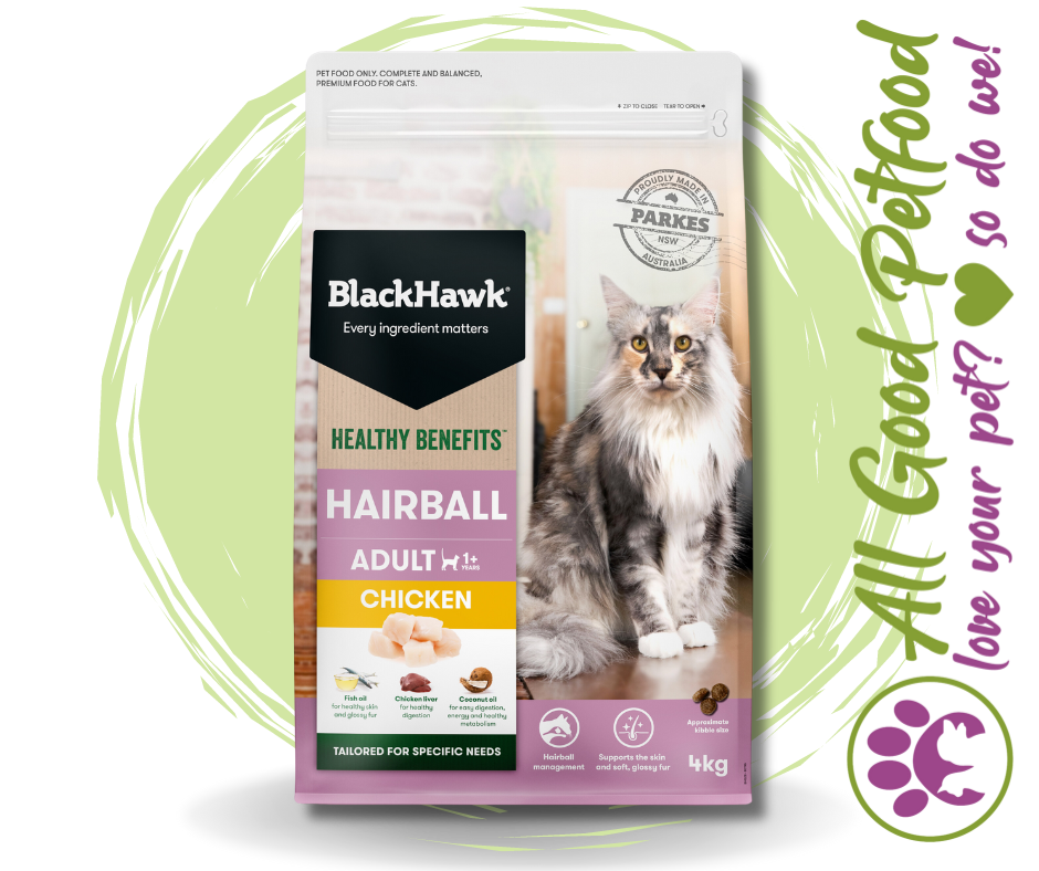 $10 OFF 2KG - Blackhawk Healthy Benefits Cat Hairball Chicken