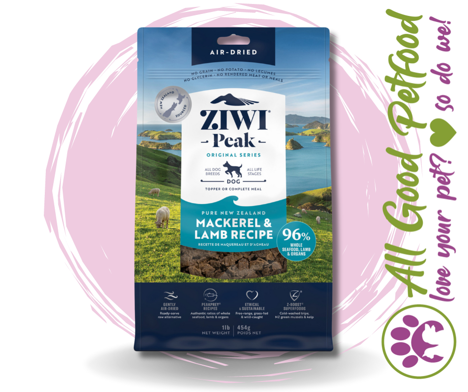 Ziwi Peak Air-Dried Mackerel and Lamb Dog Food 1Kg