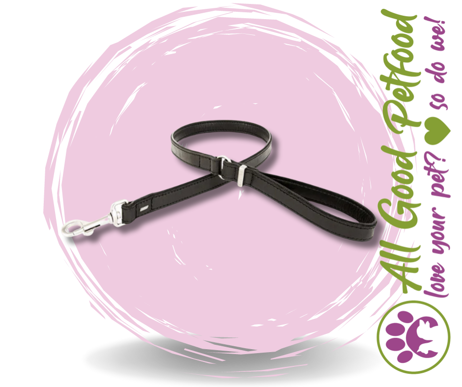 EzyDog Oxford Black Leash - 100cm
