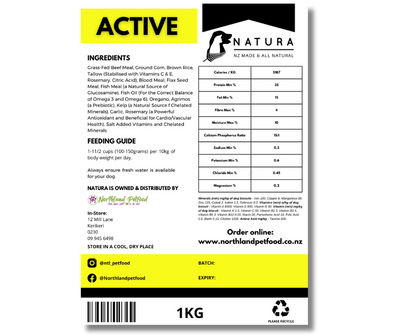 Natura Active Quality Active Dog Food
