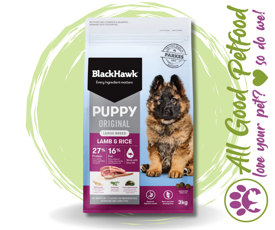 BlackHawk Puppy Large Breed Original - Lamb & Rice