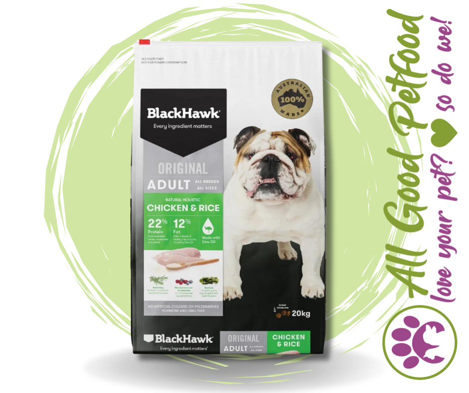 BlackHawk Adult Chicken & Rice / 20kg for $199.99