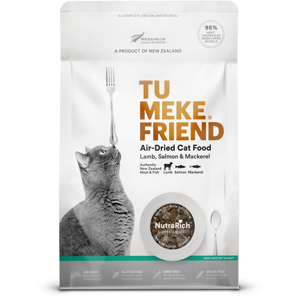 Tu Meke Freeze-Dried Natural Cat Food Lamb, Salmon & Mackerel 280g