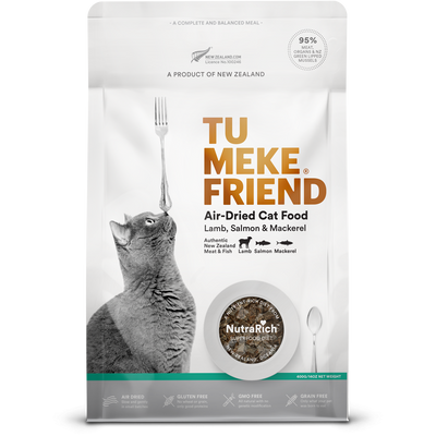 Tu Meke Freeze-Dried Natural Cat Food Lamb, Salmon & Mackerel 280g