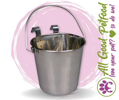 Pet One Water Pails, Stainless Steel