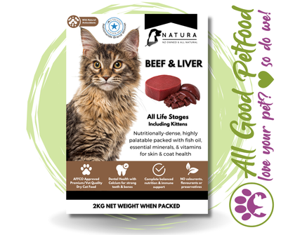 SALE 10% OFF Natura Beef & Liver Cat Food