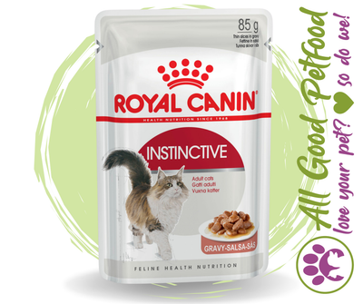 SALE 20% OFF - Royal Canin Instinctive Adult in Gravy Wet Cat Food Pouches